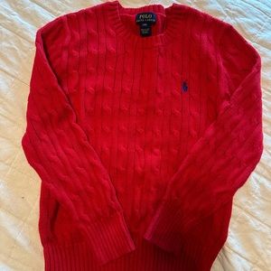 Polo Ralph Lauren boys size 8 red sweater